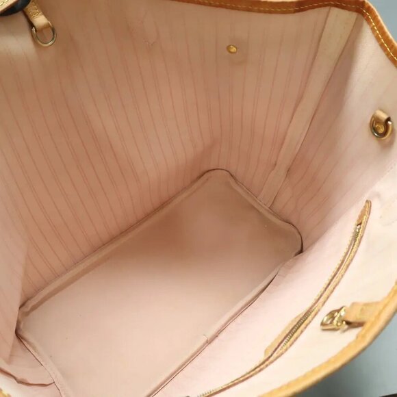 Auth Louis Vuitton Neverfull MM W/P Damier Azur Canvas Shoulder Bag 1374-121524 - Picture 10 of 12